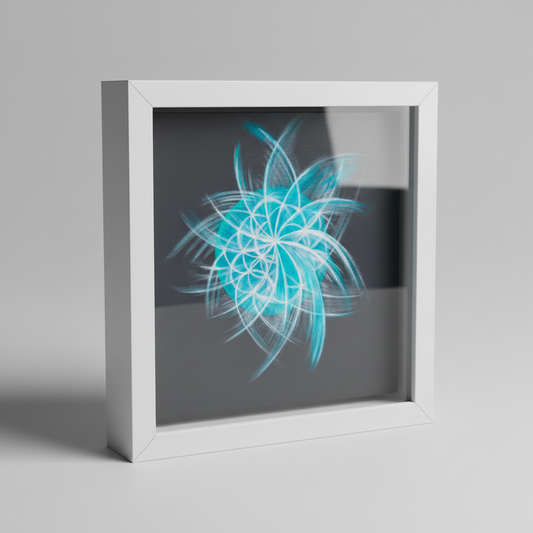 5. 'Vishuddha' Throat/Communication Centre Chakra (No.5 prequel of 7) Print / Framed