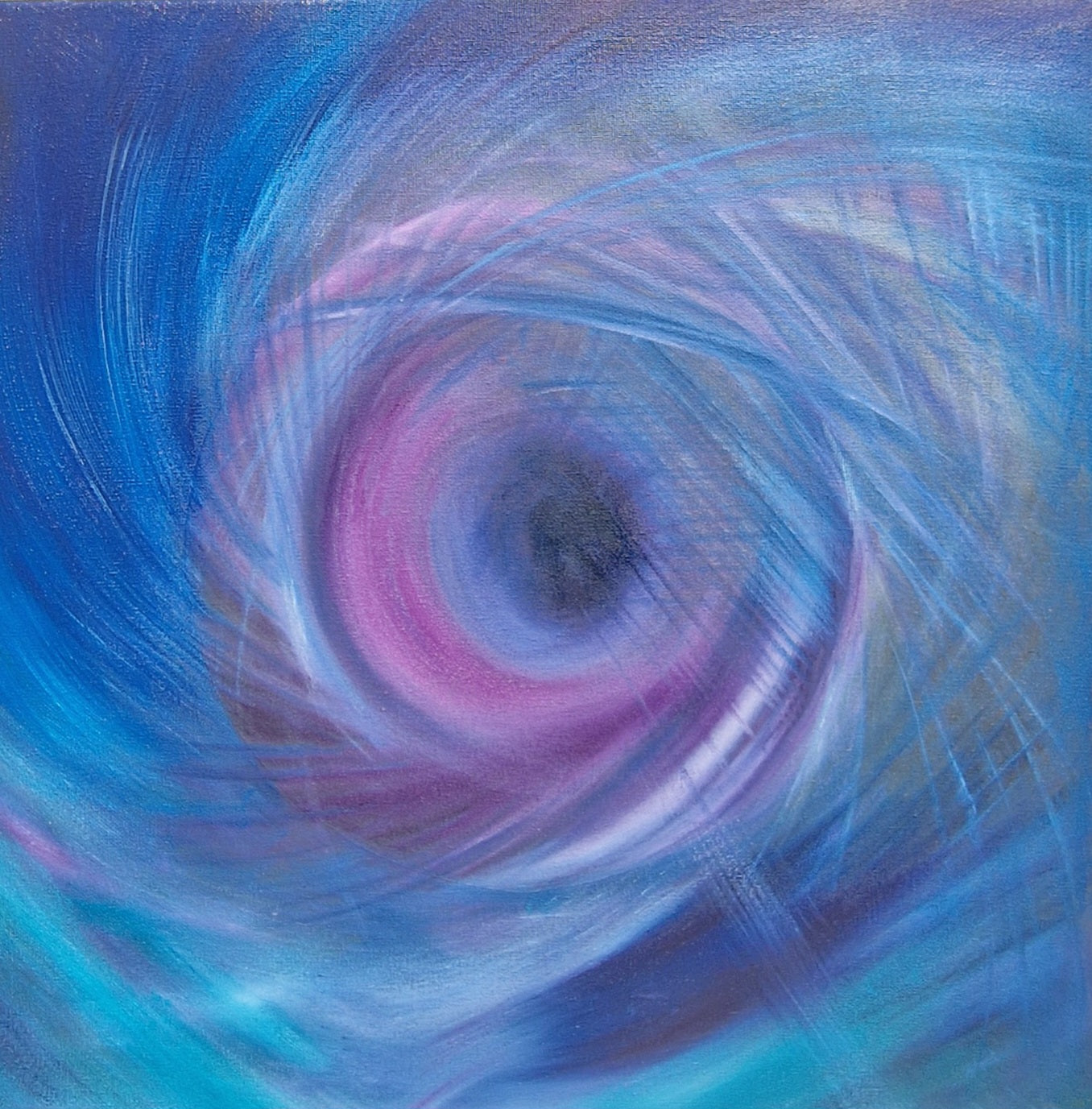 6. 'Ajna' - Vision (aka 3rd Eye) Chakra (No.6) Print / Frame choice 1.Wht Deep Box 2.Blk Deep Box 3.Wht St Ives Wood