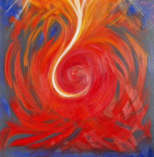 1.'Muladhara' - Root Chakra ( No.1) Print / Frame Choices x3; 1. Wht Deep Box 2. BLK deep Box 3.Wht St Ives Wood Tray